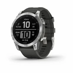 Garmin Fenix 7 Silver With Graphite Band