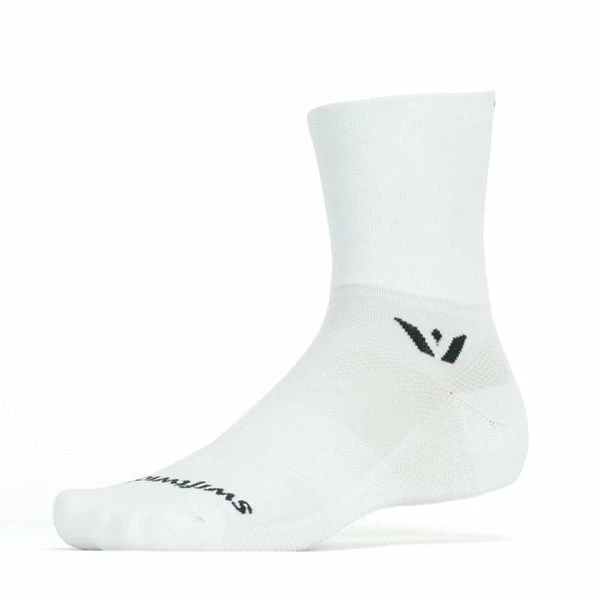 Swiftwick Aspire Four - White 3 Swiftwick Aspire Four - White